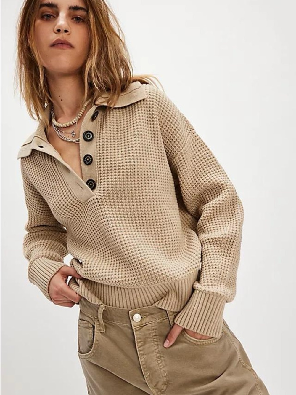 Barbour Brand New Never worn Woodside Waffle Knit Sweater